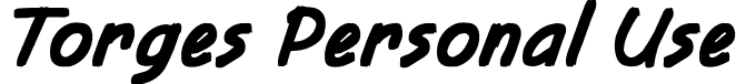 Torges Personal Use font | TorgesPersonalUse-Regular.otf