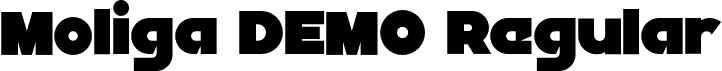 Moliga DEMO Regular font | Moliga DEMO.otf