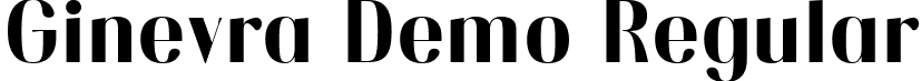 Ginevra Demo Regular font | Ginevrademo-K7ePy.ttf