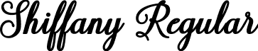 Shiffany Regular font | shiffany-script-dafont.ttf