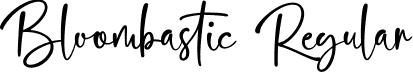 Bloombastic Regular font | Bloombastic.ttf