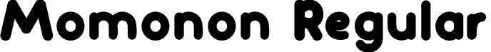 Momonon Regular font | Momonon Font.otf