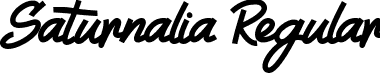 Saturnalia Regular font | Saturnalia-PersonalUse.ttf