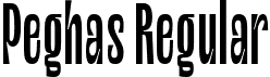 Peghas Regular font | peghasregular-q2kd1.otf