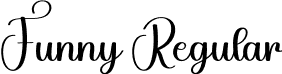 Funny Regular font | Funny.otf