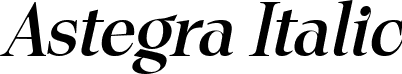 Astegra Italic font | Astegra Italic.ttf