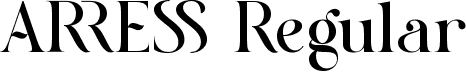 ARRESS Regular font | ARRESS.ttf