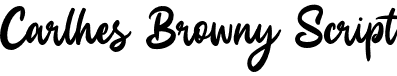 Carlhes Browny Script font | Carlhes Browny Demo.otf