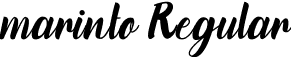 marinto Regular font | marinto.ttf