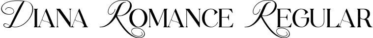 Diana Romance Regular font | DianaRomance-Regular.ttf