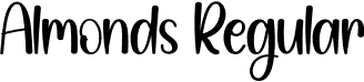 Almonds Regular font | Almonds.otf