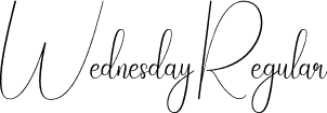 Wednesday Regular font | Wednesday.otf