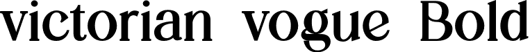 victorian vogue Bold font | victorianvogue-Bold.otf