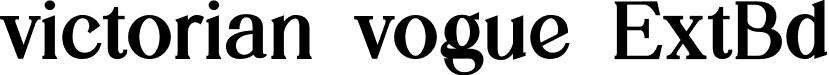 victorian vogue ExtBd font | victorianvogue-ExtraBold.otf