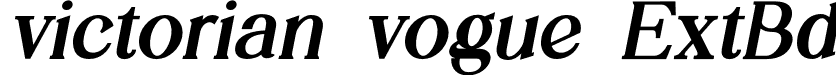 victorian vogue ExtBd font | victorianvogue-ExtraBoldItalic.otf