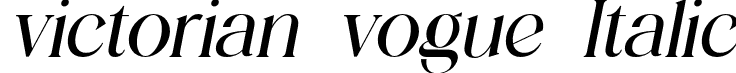 victorian vogue Italic font | victorianvogue-Italic.otf