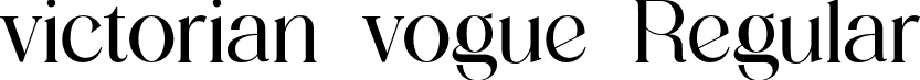 victorian vogue Regular font | victorianvogue-Regular.otf