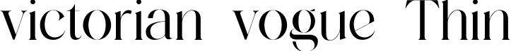 victorian vogue Thin font | victorianvogue-Thin.otf