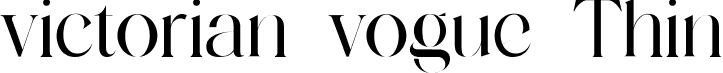 victorian vogue Thin font | victorianvogue-Thin.ttf