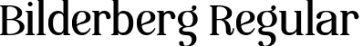 Bilderberg Regular font | Bilderberg-X3red.ttf