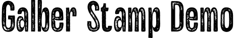 Galber Stamp Demo font | GalberStamp-Regular_demo.otf