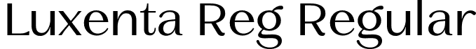 Luxenta Reg Regular font | Luxenta-Regular.otf