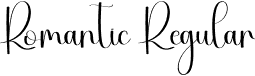 Romantic Regular font | Romantic.otf