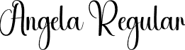 Angela Regular font | Angela.otf