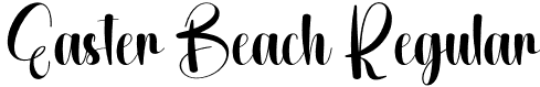 Easter Beach Regular font | Easter-Beach.otf