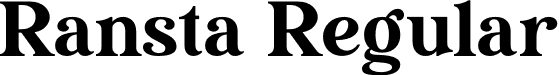 Ransta Regular font | Ransta.otf