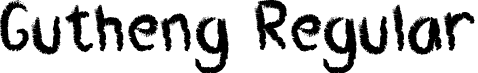 Gutheng Regular font | Gutheng.ttf