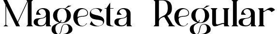 Magesta Regular font | Magesta.ttf