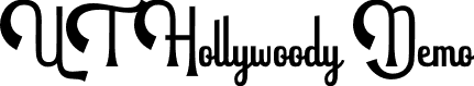 UT Hollywoody Demo font | uthollywoodydemoregular-0vk2r.otf