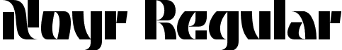 Noyr Regular font | Noyr-Regular.ttf