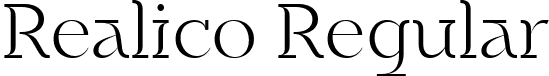 Realico Regular font | Realico-Regular.ttf