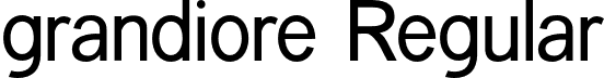 grandiore Regular font | grandiore-Regular.otf