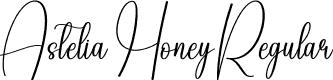 Astelia Honey Regular font | Astelia-Honey.otf