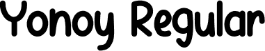 Yonoy Regular font | Yonoy.otf