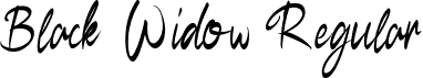 Black Widow Regular font | Black Widow - Free.otf