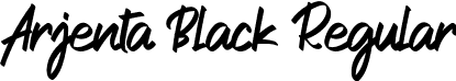 Arjenta Black Regular font | Arjenta Black.ttf