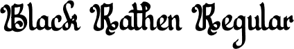 Black Rathen Regular font | Black-Rathen-Demo.otf