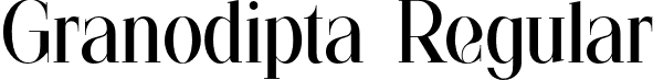 Granodipta Regular font | granodipta.otf