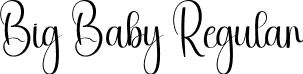 Big Baby Regular font | Big-Baby.otf