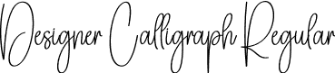 Designer Calligraph Regular font | Designer-Calligraph.otf