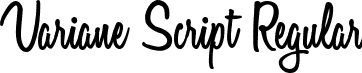 Variane Script Regular font | Variane Script.ttf