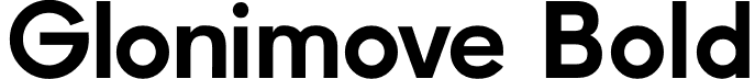 Glonimove Bold font | glonimove-bold.otf