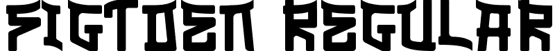 Figtoen Regular font | Figtoen.ttf