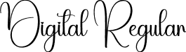 Digital Regular font | Digital.otf