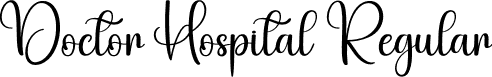 Doctor Hospital Regular font | Doctor-Hospital.otf