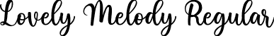 Lovely Melody Regular font | LovelyMelody-EaPon.ttf